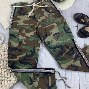 NEW!  Rare! Riley Showboat Sequin Camouflage Pants